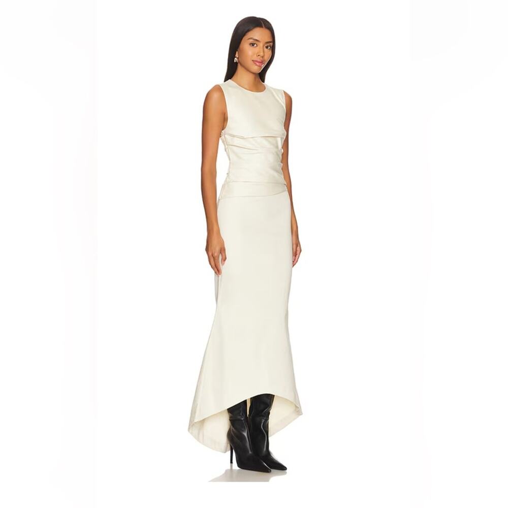 Camila Coelho Lucia Maxi Dress‎ in Ivory NWT MSRP $278 Size XS